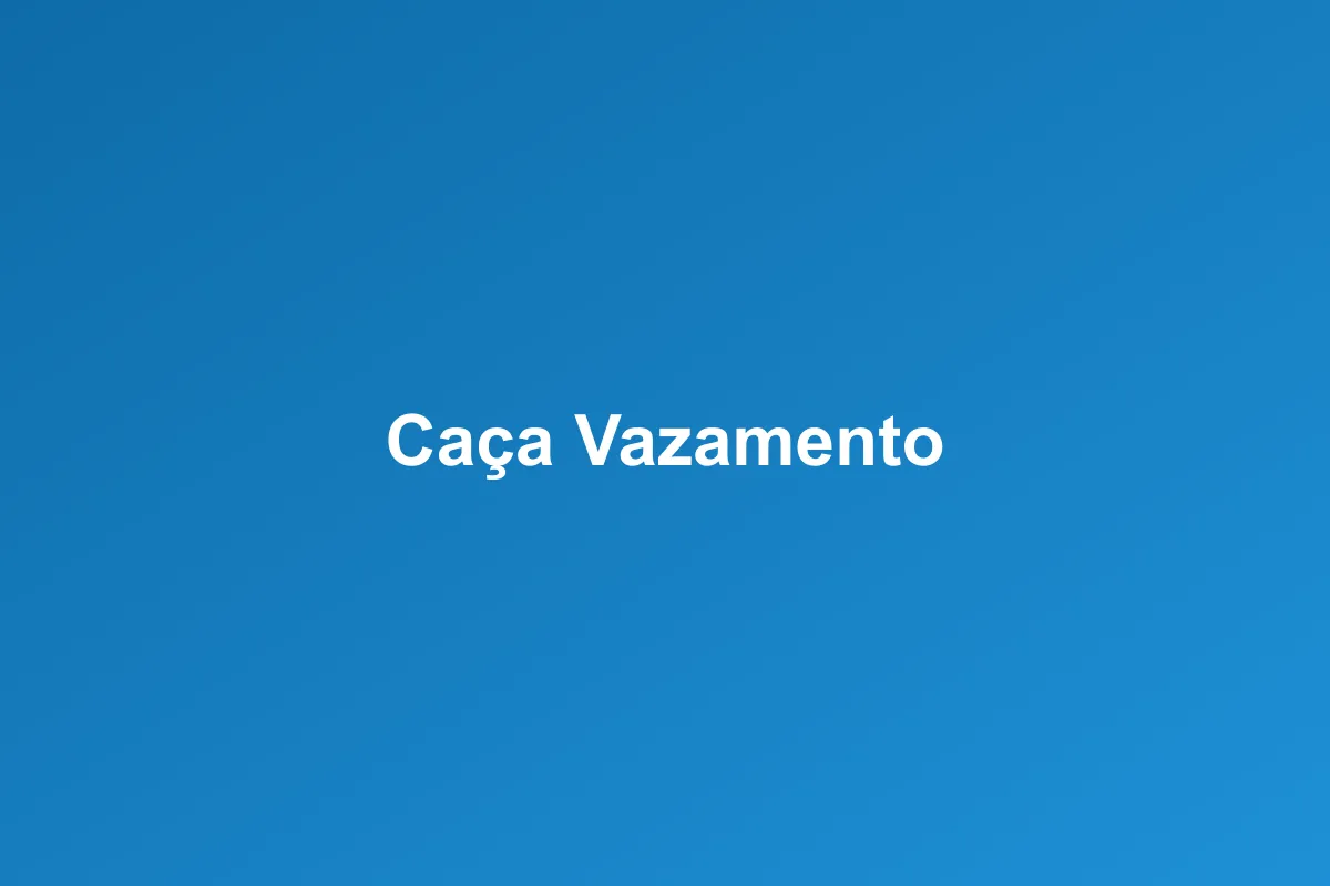Caça-vazamento de Gás em Santo André